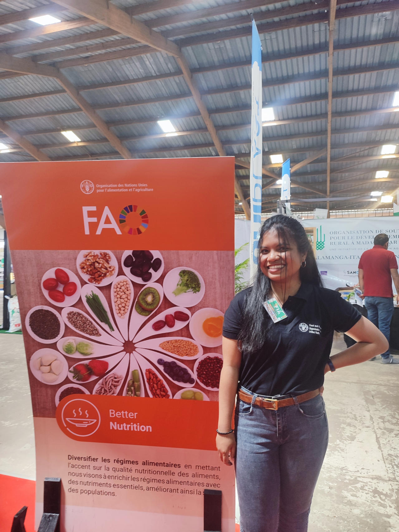 Participating in the Agriculture and Fisheries Fair as a FAO Consultant